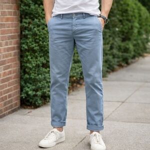 Ted Baker London Blue Chino Pants Men’s Size 32R Slim Fit Casual